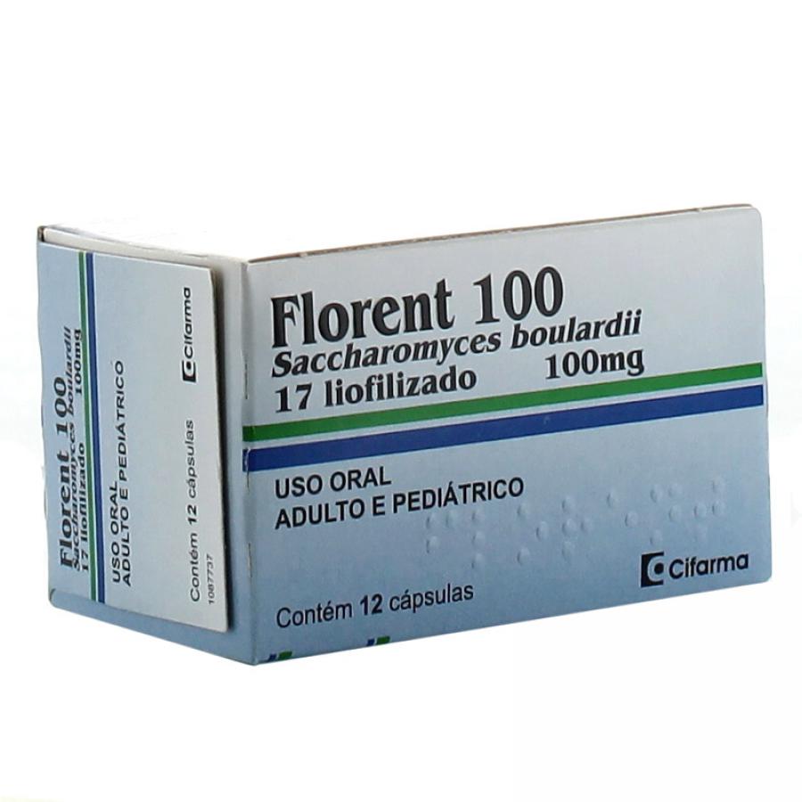 Florent 100mg com 12 capsulas