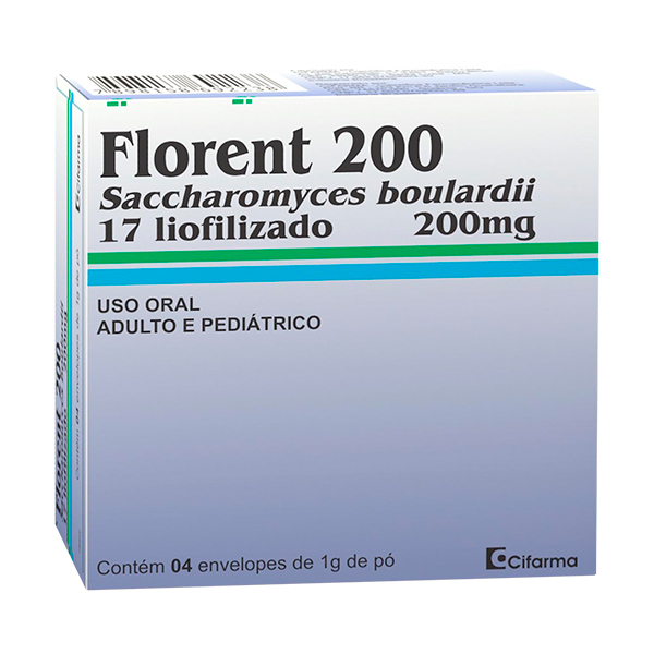 Florent 200mg com 4 Envelopes