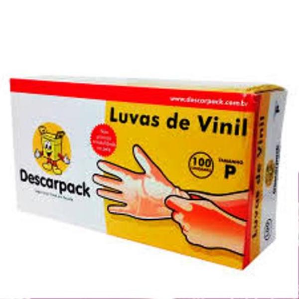 LUVA DE VINIL DESCARPACK TAM P C/50