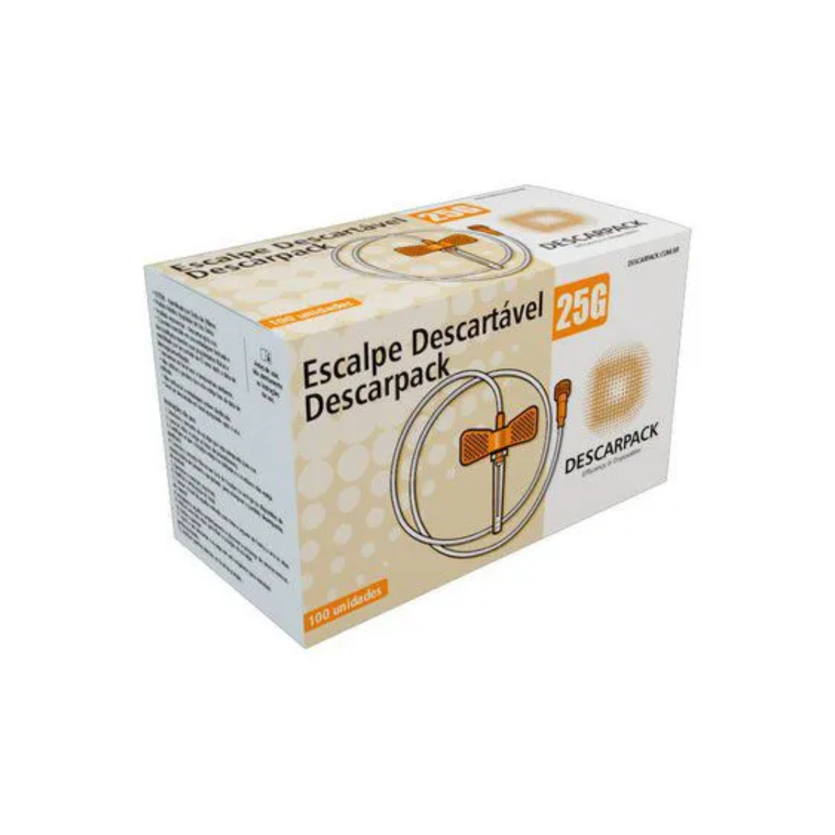 Scalp Descartavel 25G Descarpack