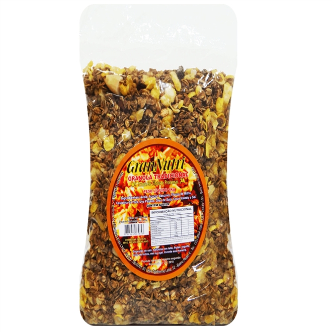 GRANOLA TRADICIONAL - 1KG GRAN NUTRI