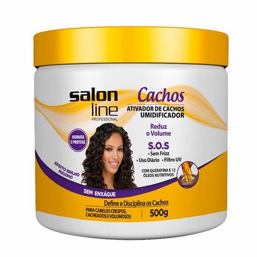 ATIVADOR SALON LINE CACHOS UMIDIFICADOR 500G