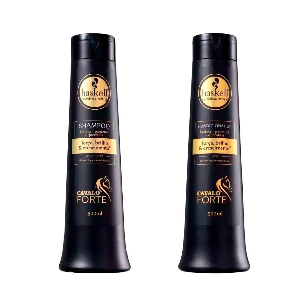 Kit Shampoo e Condicionador Haskell Cavalo Forte 500ml