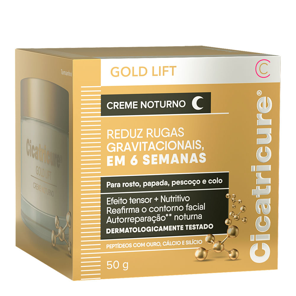 Creme Facial Cicatricure Gold Lift Noite 50g