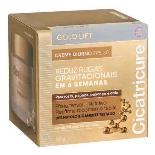 Creme Facial Cicatricure Gold Lift Diurno 50g