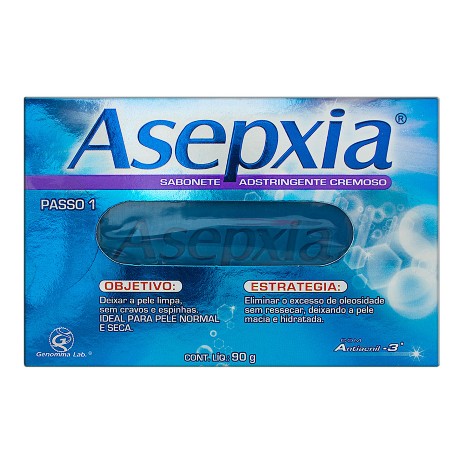 Asepxia Sabonete Adstringente Cremoso com 90g