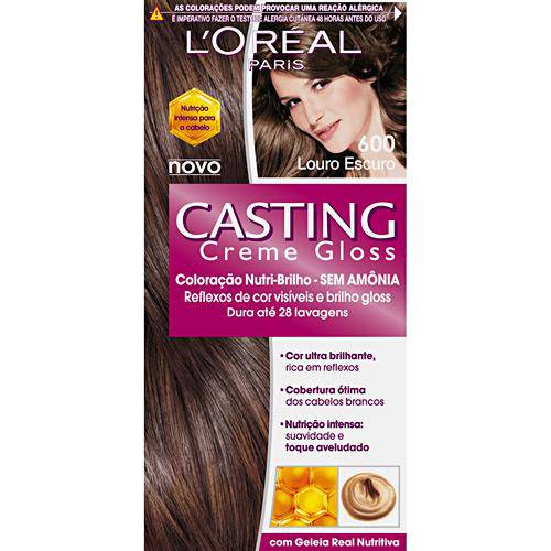 Tintura L'Oréal Casting Gloss 600 Louro Escuro