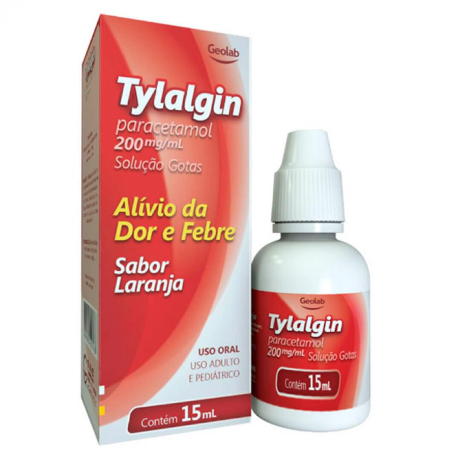 TYLALGIN 200 MG GTS C/15 ML