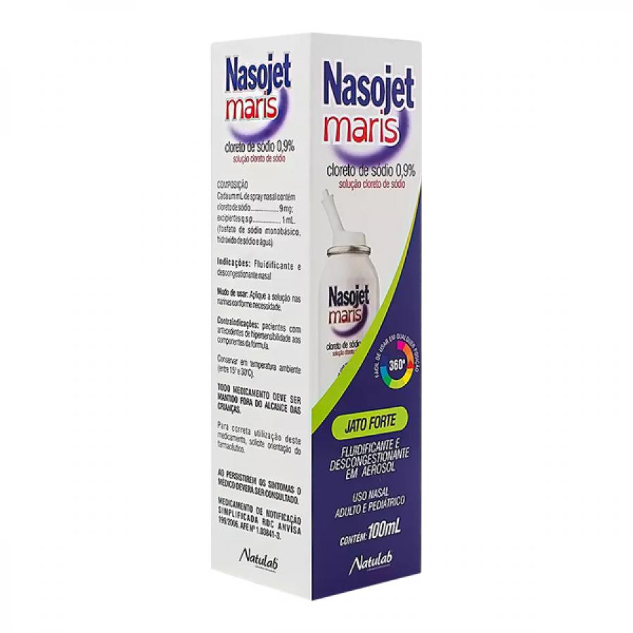 Nasojet Maris 0,9% Solucao Nasal Aerosol 100ml