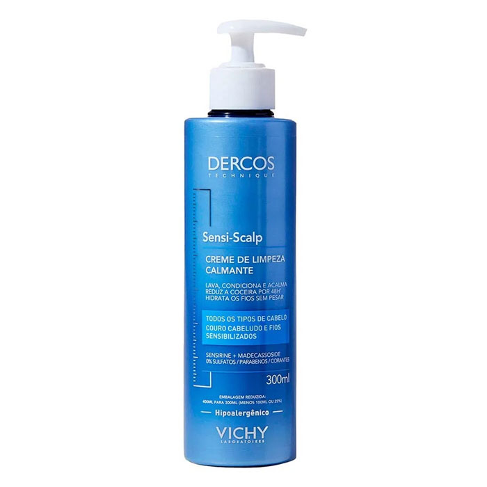 Creme de Limpeza Calmante Dercos Sensi-Scalp 300ml