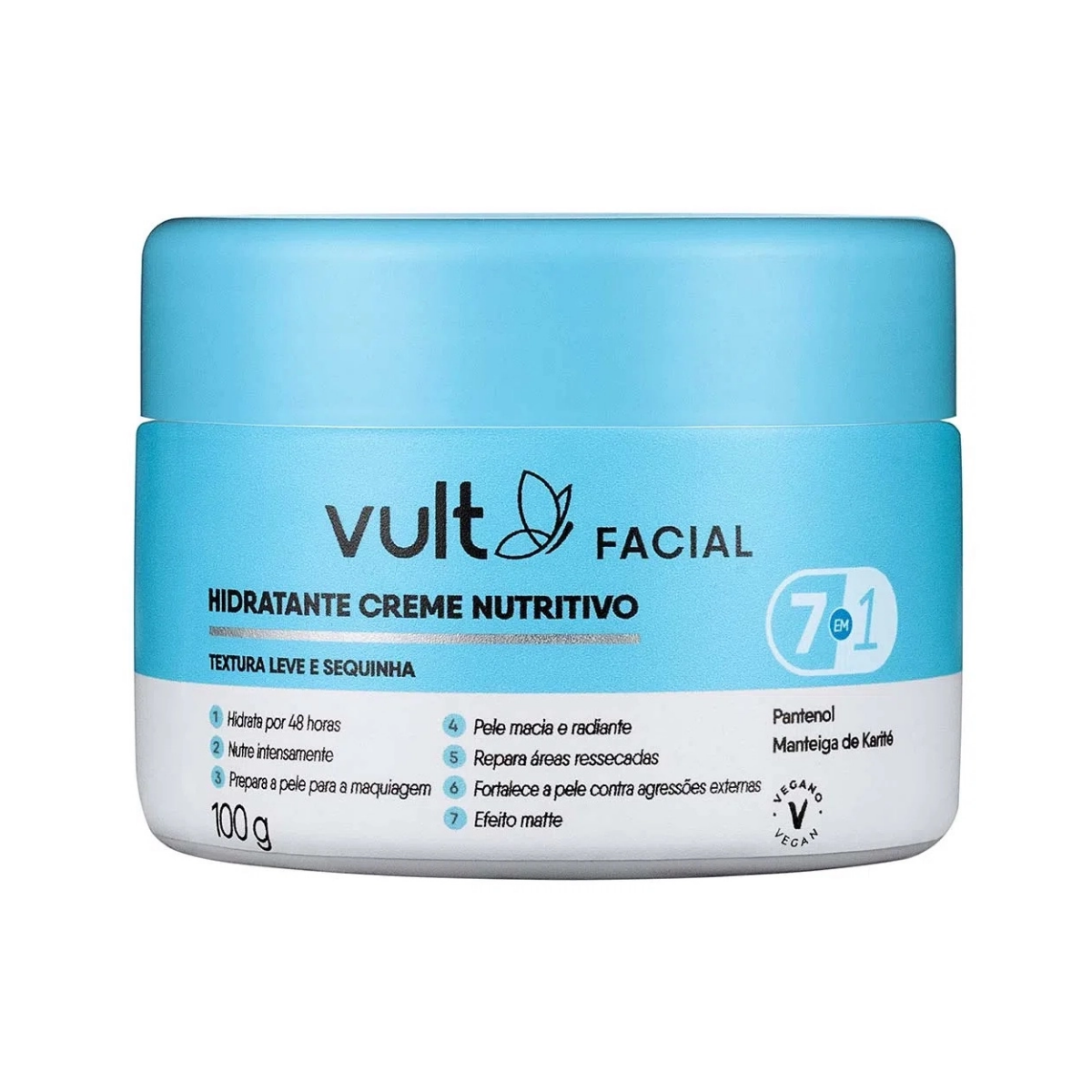 Hidratante Creme Nutritivo Vult Facial 100G