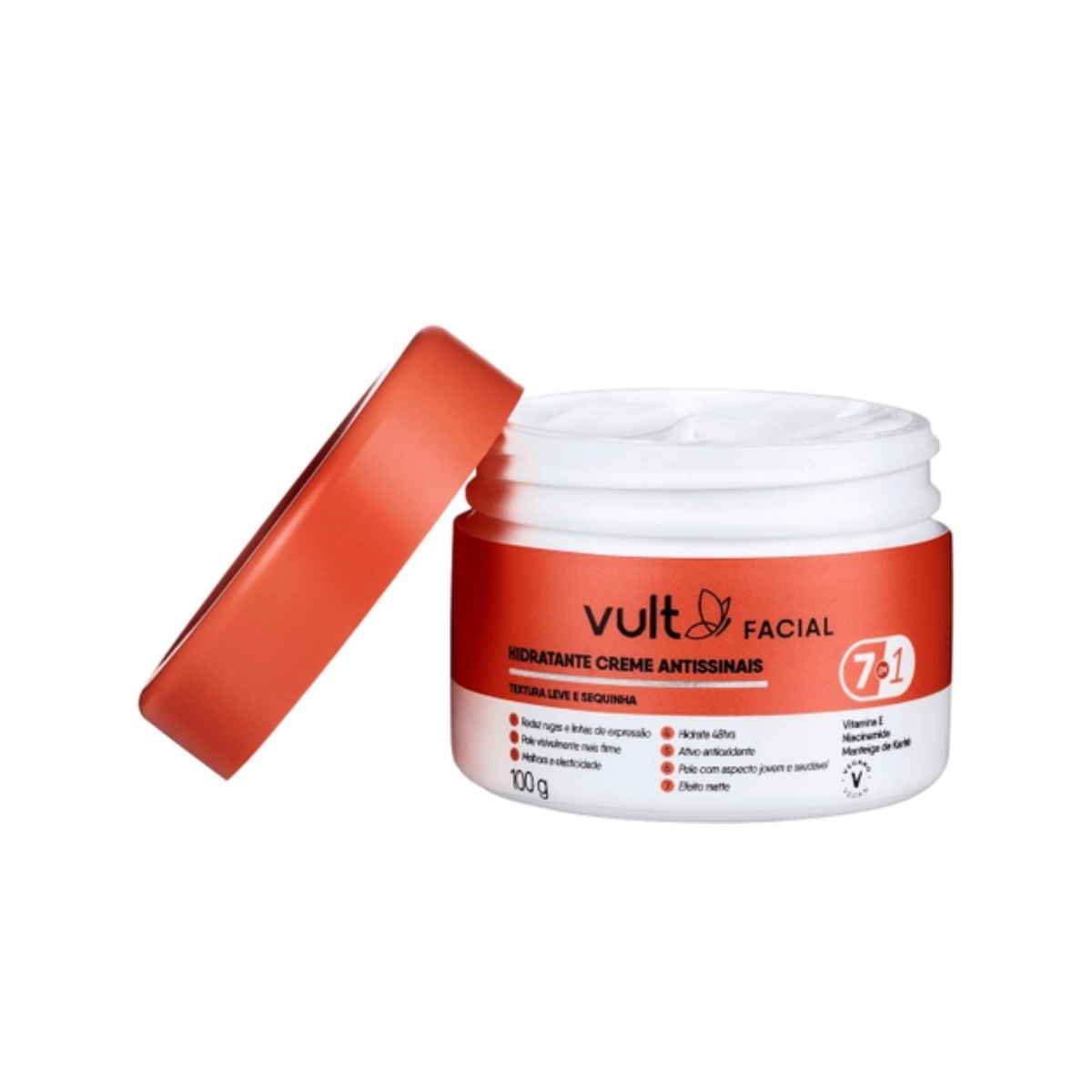 Hidratante Creme Antissinais Vult Facial 100G