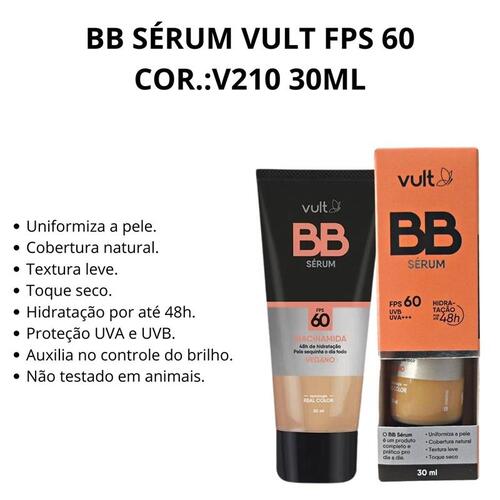 Sérum Facial BB Cream FPS 60 V210 30ml