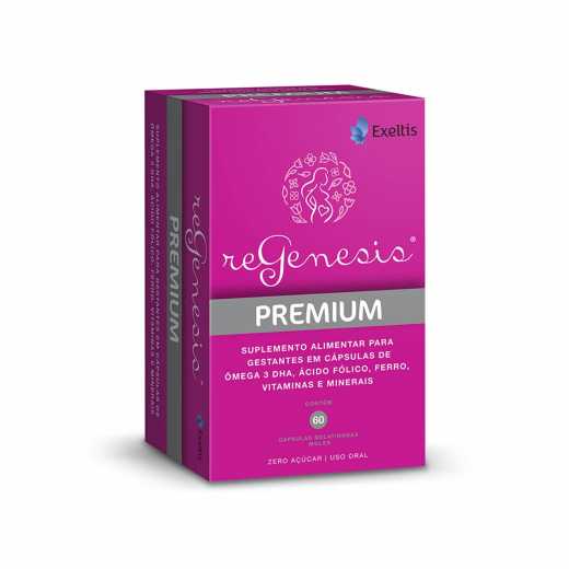 Suplemento Alimentar Regenesis Premium Gestantes 60 capsulas