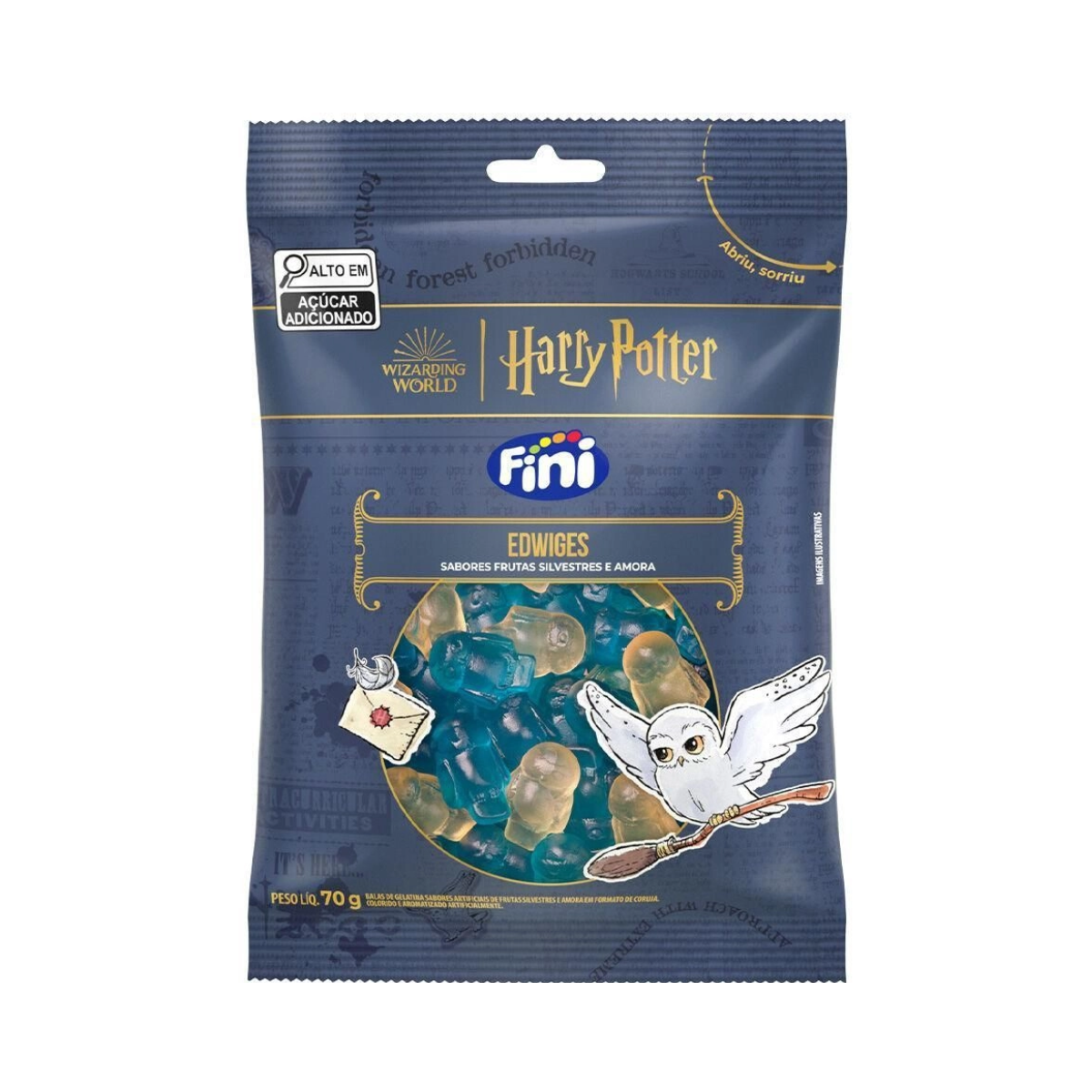 Bala Harry Potter Coruja Edwiges Fini 70g