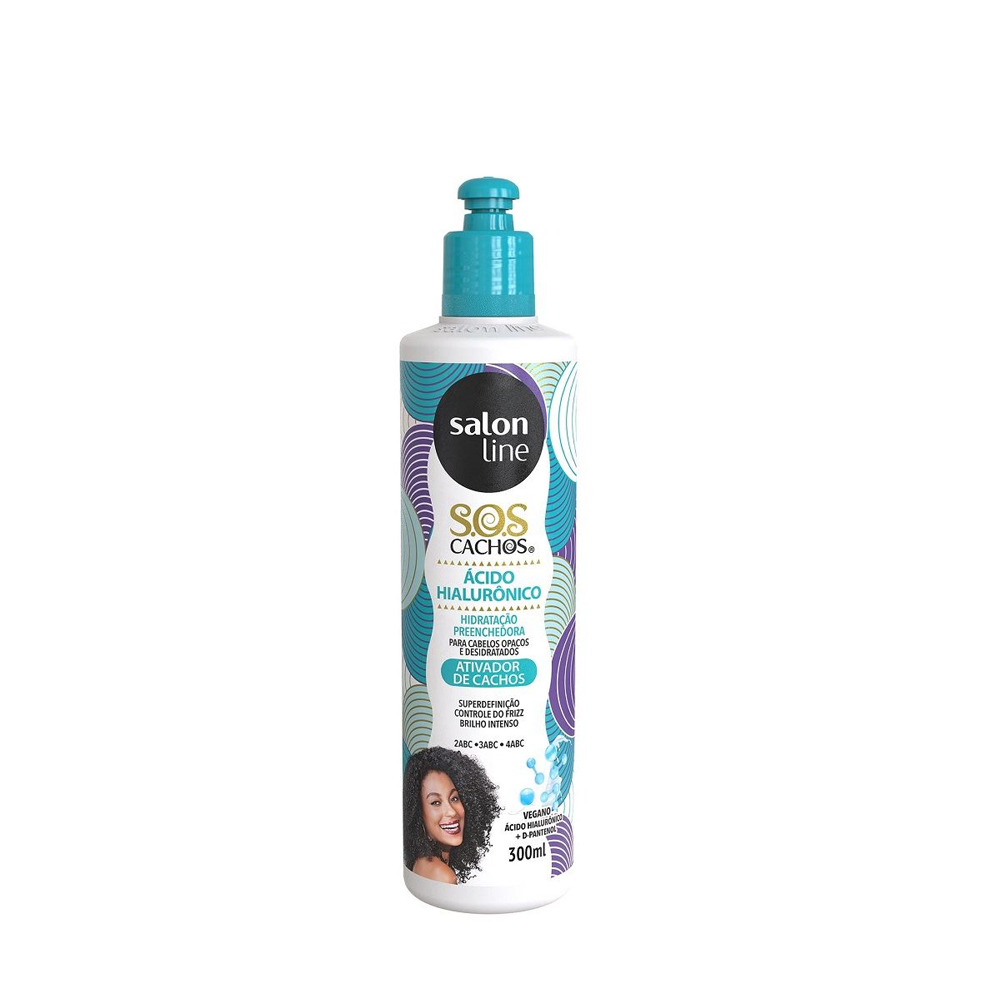 Ativador de Cachos Salon Line S.O.S Cachos 300 ml Ácido Hialurônico