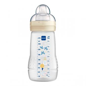 Kit Mamadeira MAM Easy Active 2+ meses, transparente,capacidade de 270mL